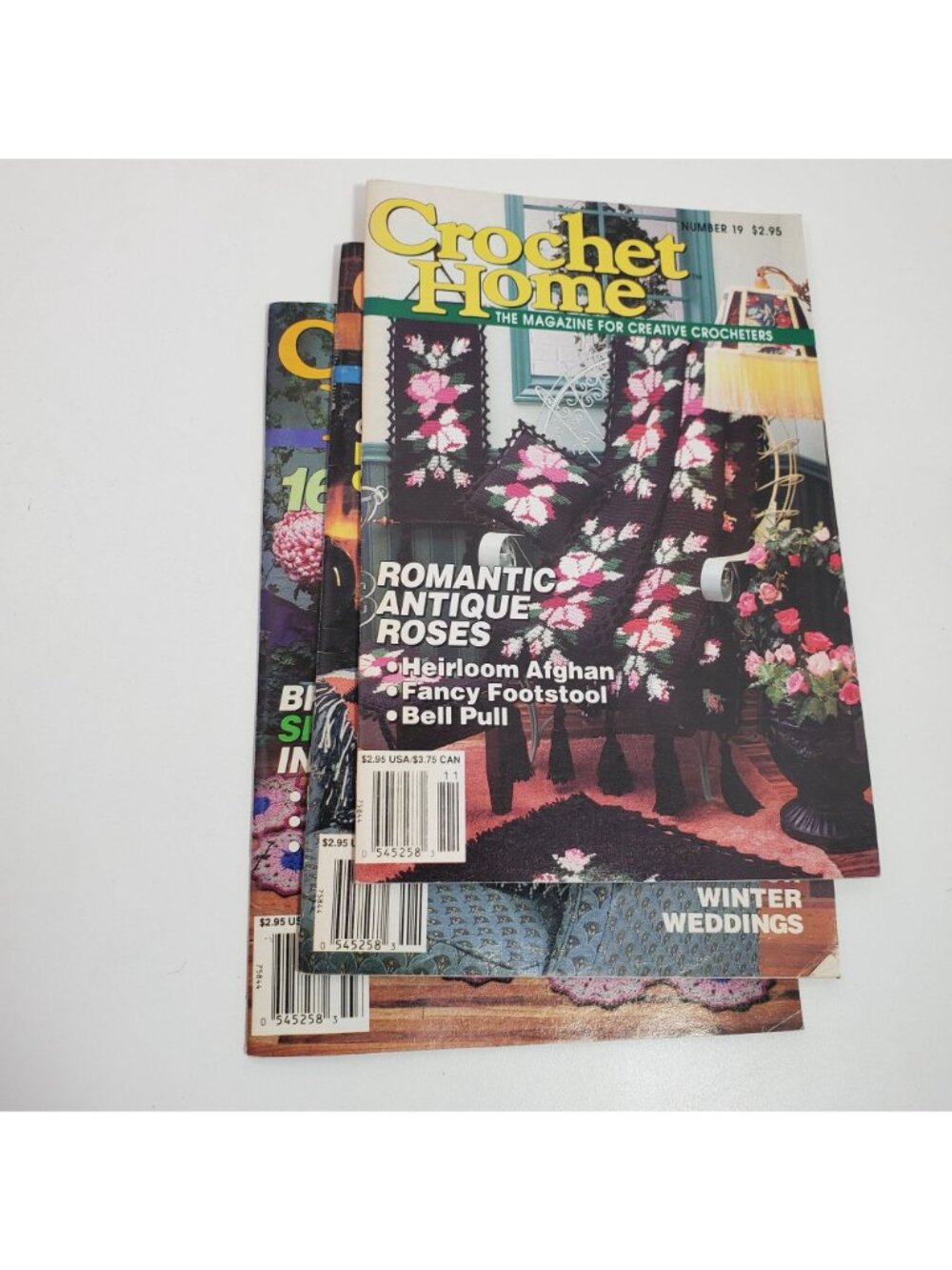 Crochet Home Magazine Issues 19 20 21 Creative Patterns 1990 1991 - Picture 8 of 8